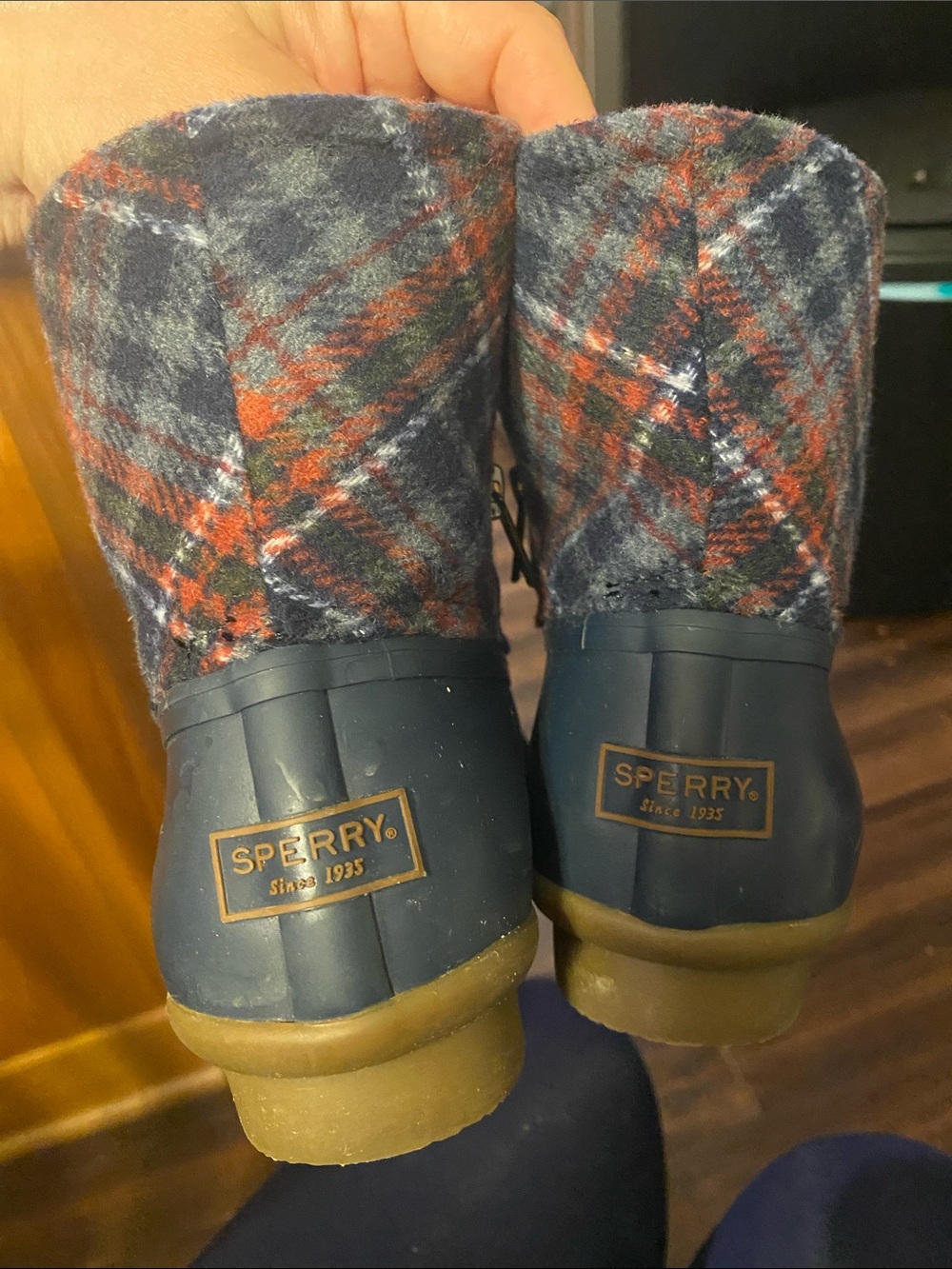 Sperry plaid women’s boots Size 9 - Picture 4 of 5